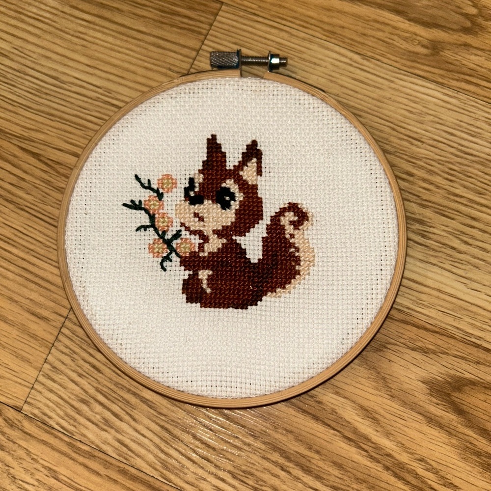 Squirrel Cross Stitch